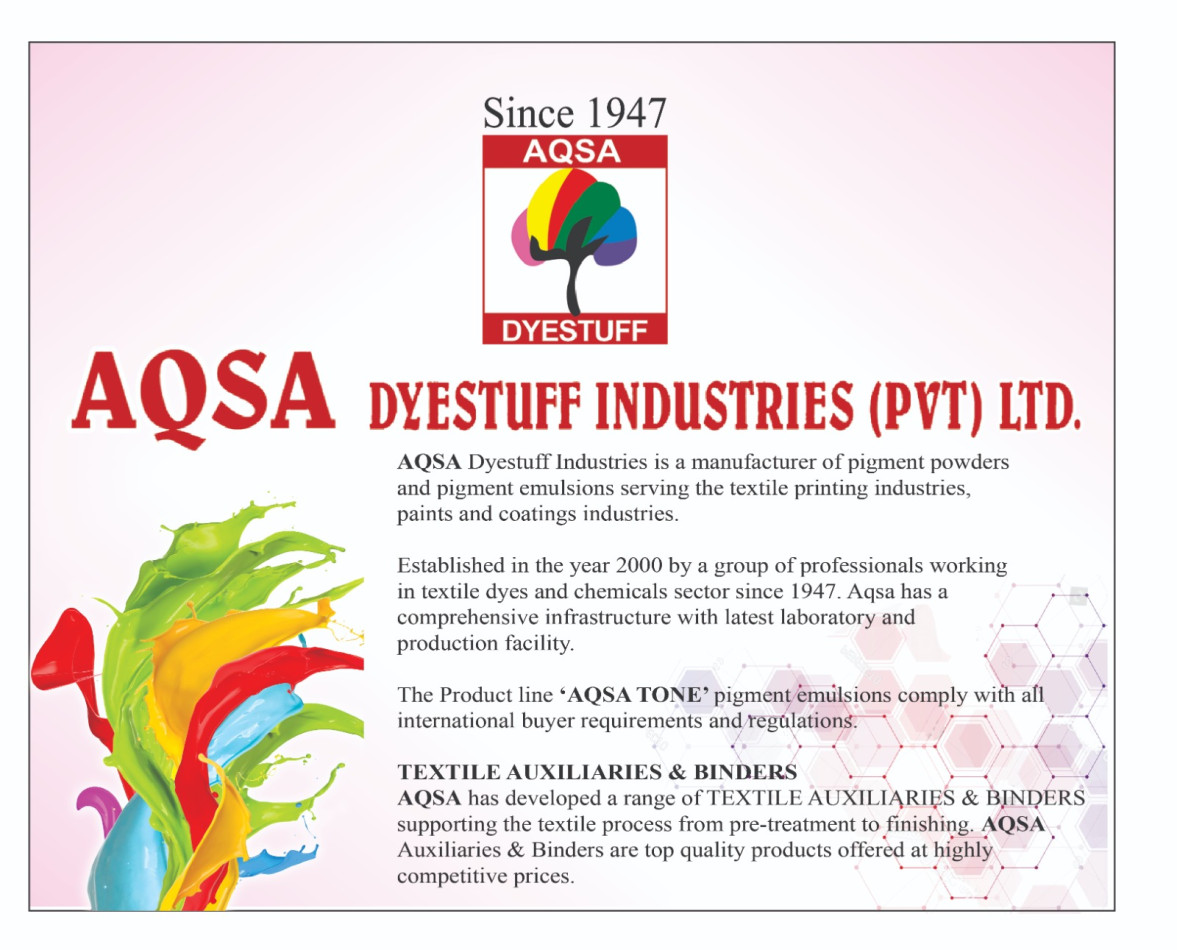 AQSA DYESTUFF INDUSTRIES (PVT) LTD