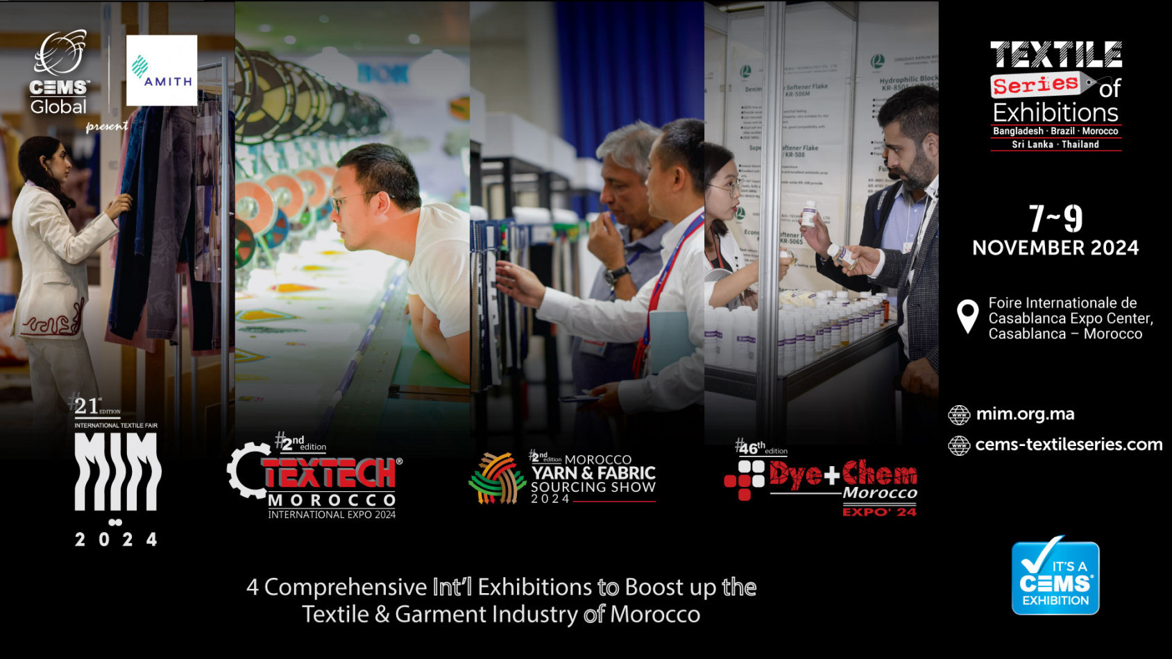 4 Groundbreaking Textile Shows in Morocco from November 7 - 9, 2024