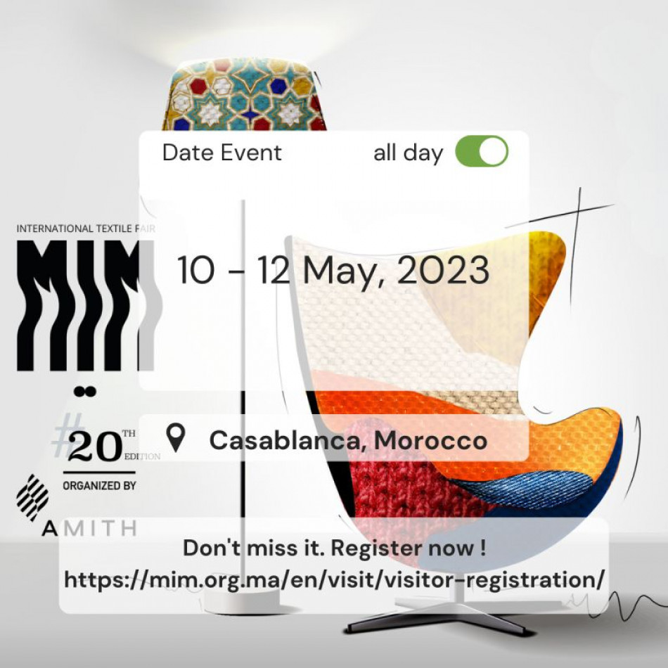 Maroc in Mode to be held in Casablanca from May 10 ~ 12, 2023